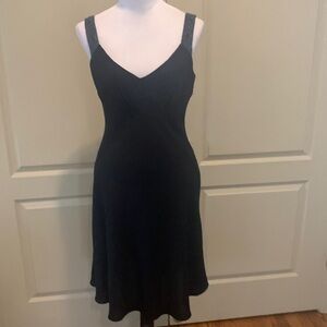 NWT Evan Picone Beaded Black Black Dress 6